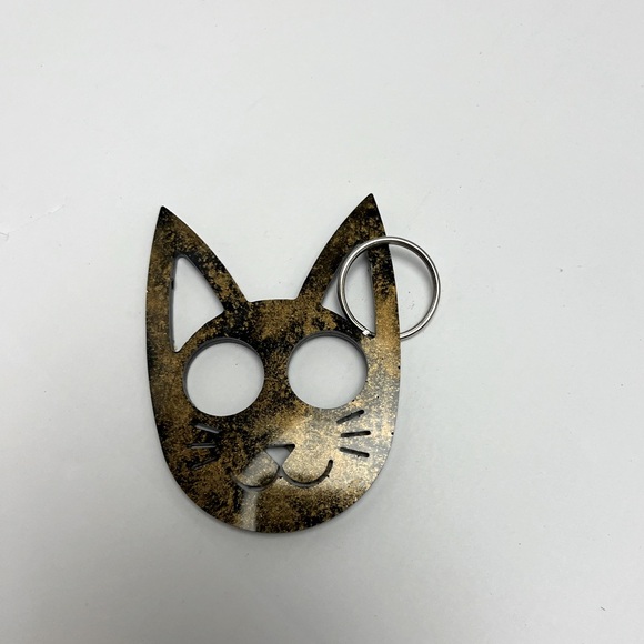 NWOT ⚜️🖤⚜️ Handmade Resin Self Defense Key Chain - Picture 5 of 10